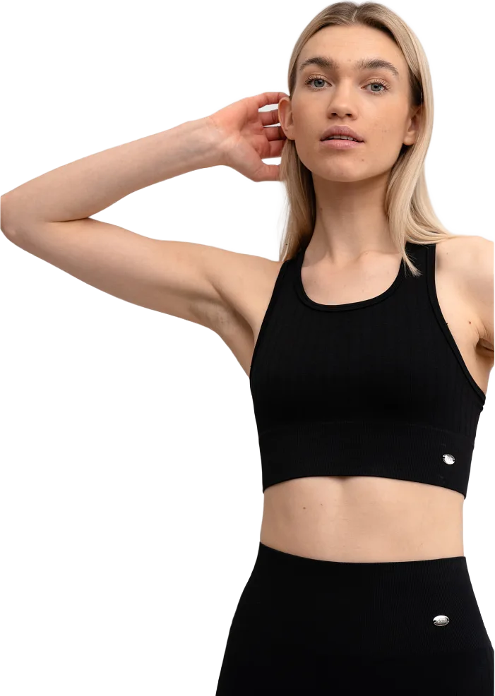 Celie Ribbed Seamless Sports Bra