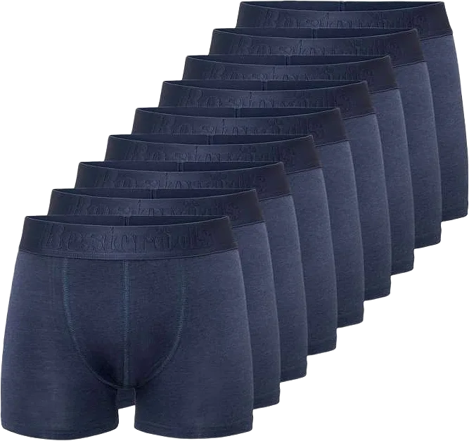 Ekologisk Bomull, Boxer, 9-pack, Navy