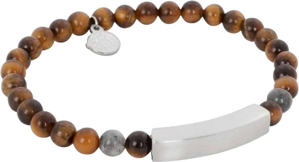 Brandon Beaded Bracelet Brown