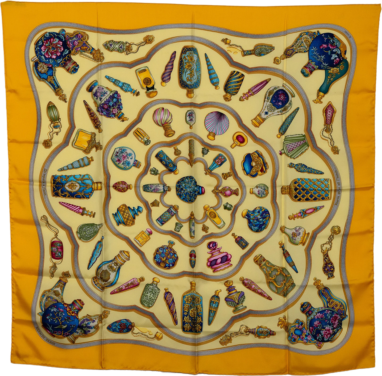 Hermes Qu Importe Le Flacon Silk Scarf