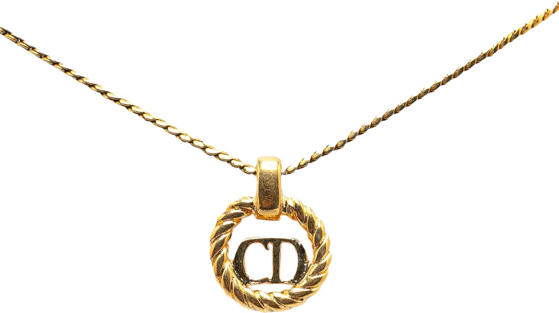 Dior Cd Logo Pendant Necklace