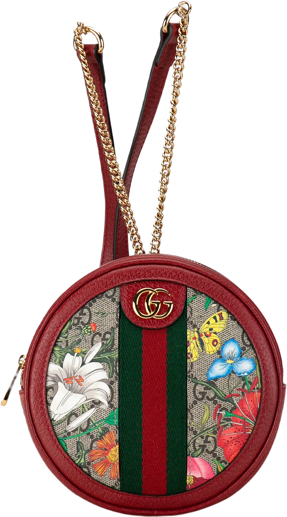 Gucci Gg Supreme Flora Ophidia Backpack