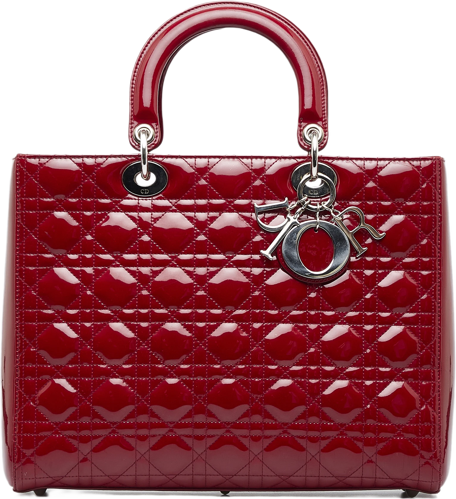 Dior Large Cannage Patent Lady Dior