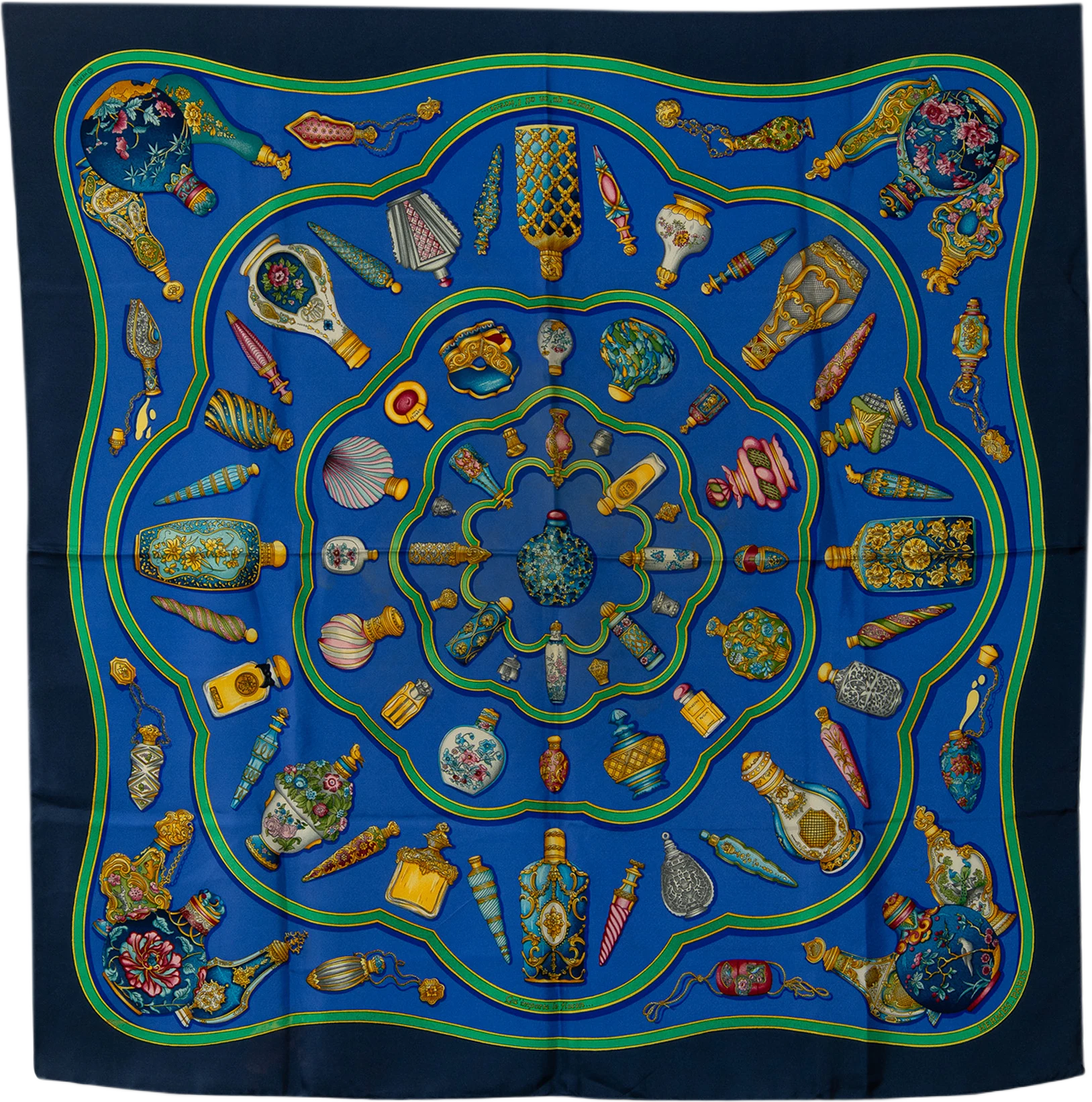 Hermès Qu Importe Le Flacon Silk Scarf