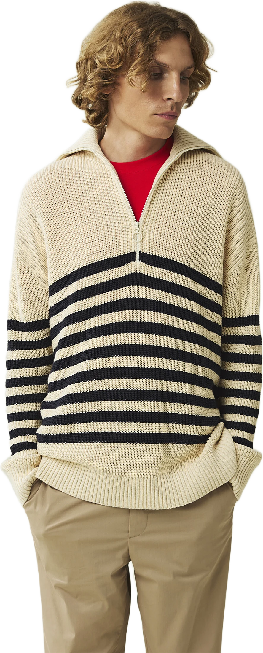 Tom Dry Cotton Half-zip Sweater