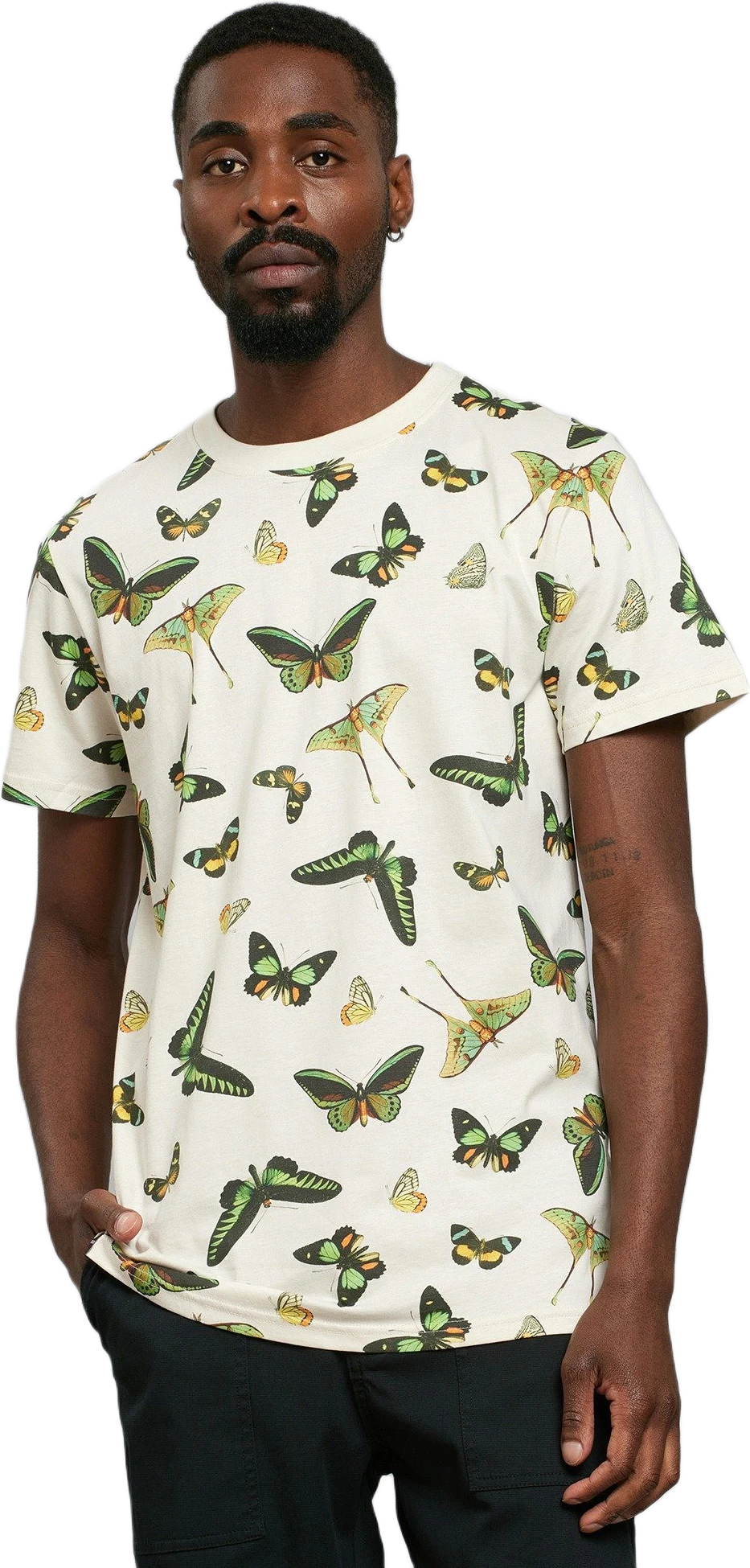 T-shirt Stockholm Butterfly Oat White