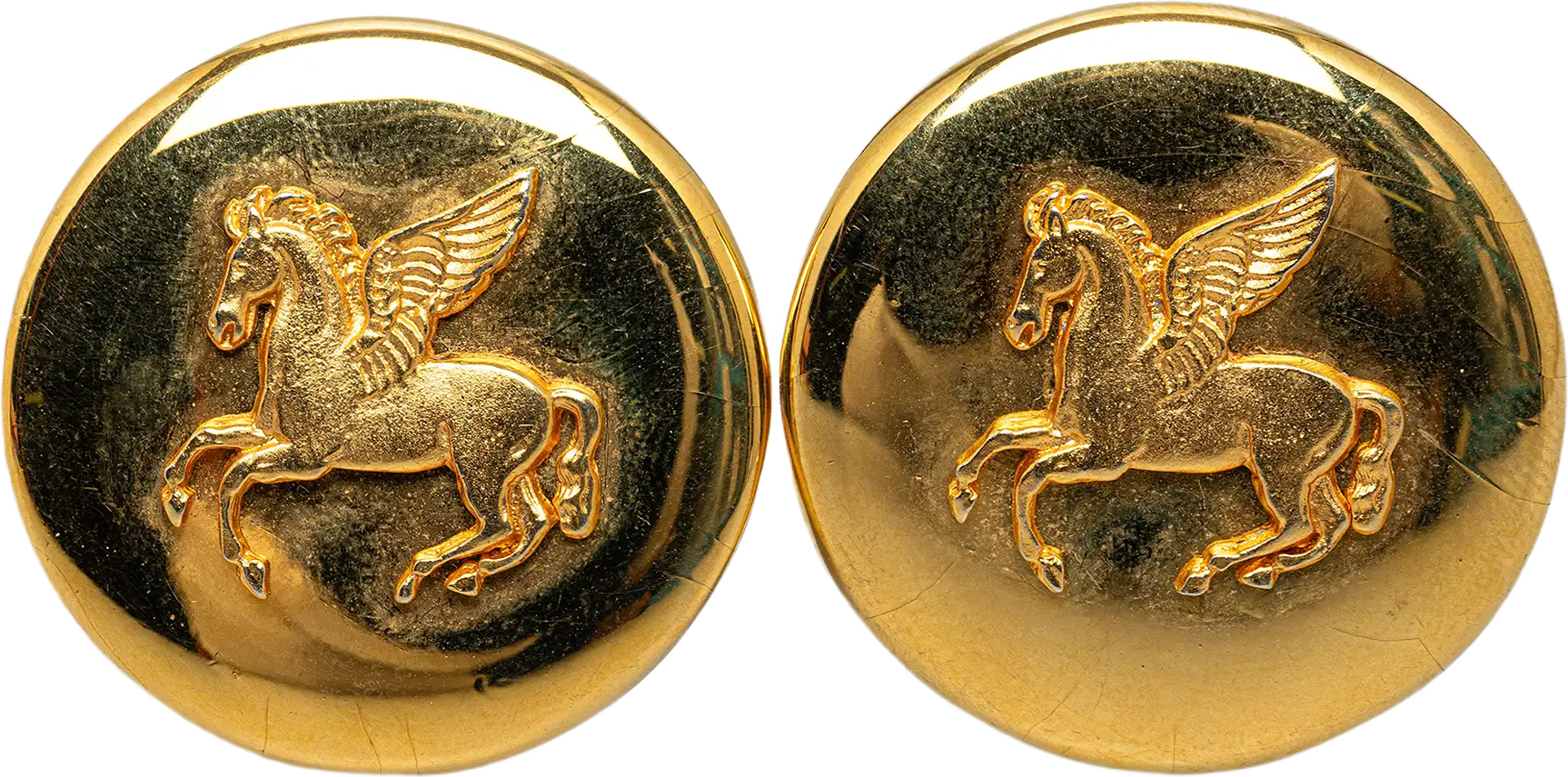 Hermès Pegasus Clip On Earrings