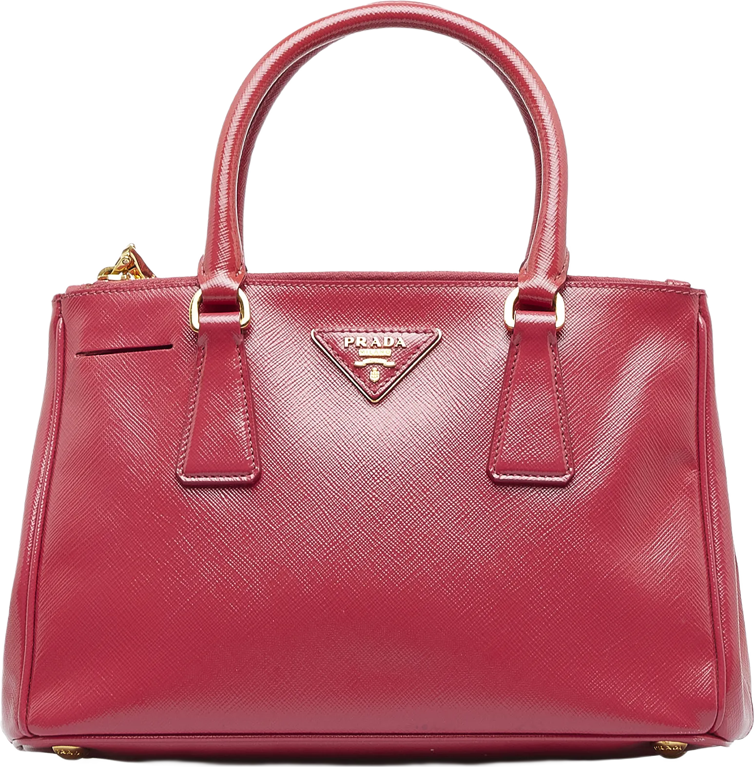 Prada Saffiano Lux Galleria Double Zip