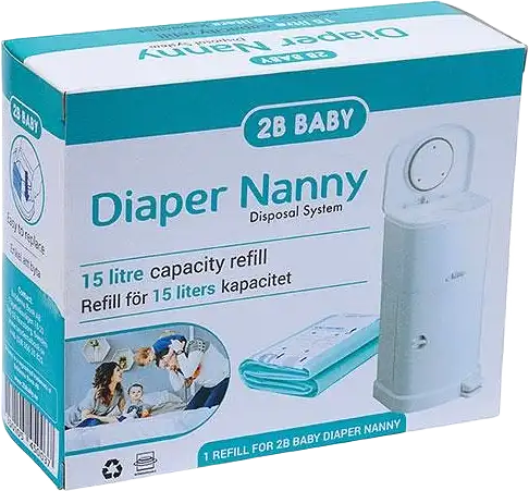 2b Baby Diaper Nanny Refill 1-p