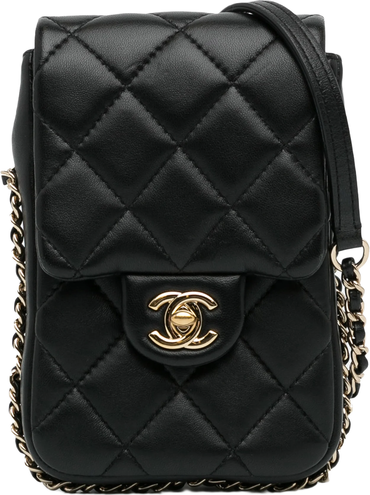 Chanel Lambskin My Precious Phone Case Flap