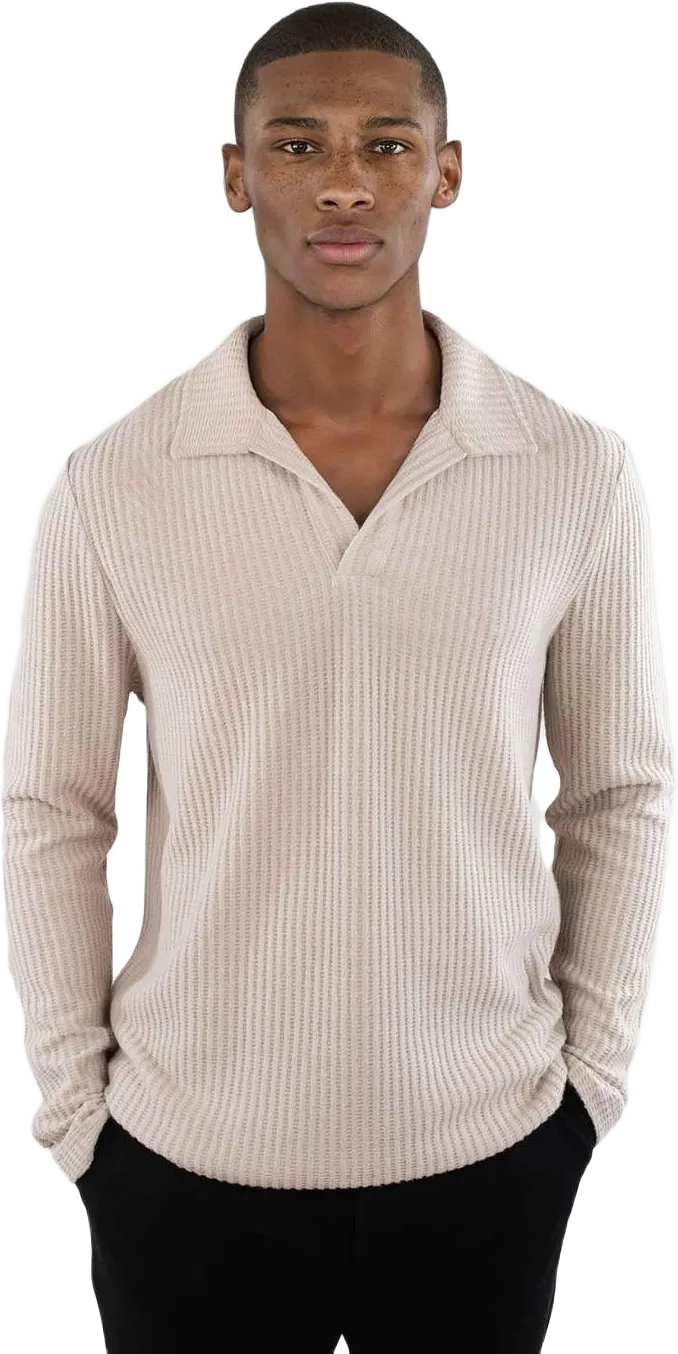 Nelson Knitted Long Sleeve - Oyster