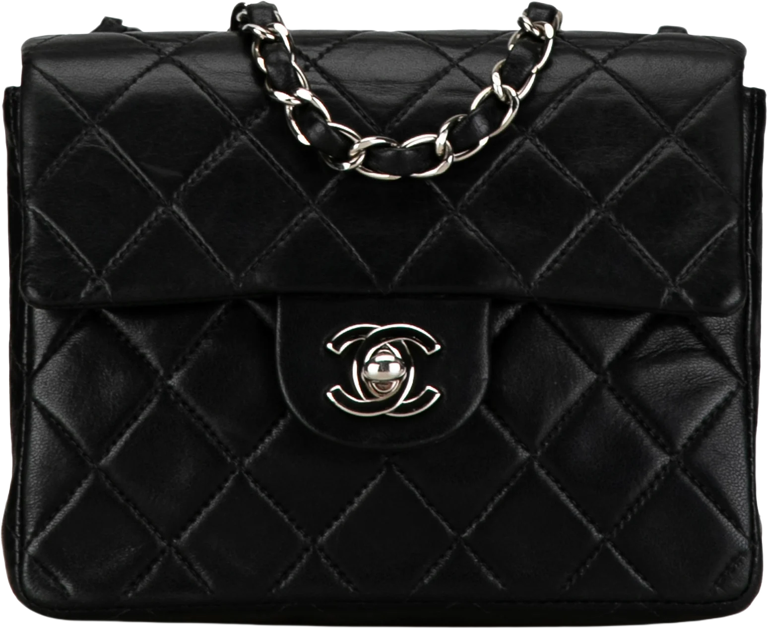 Chanel Mini Square Classic Lambskin Single Flap