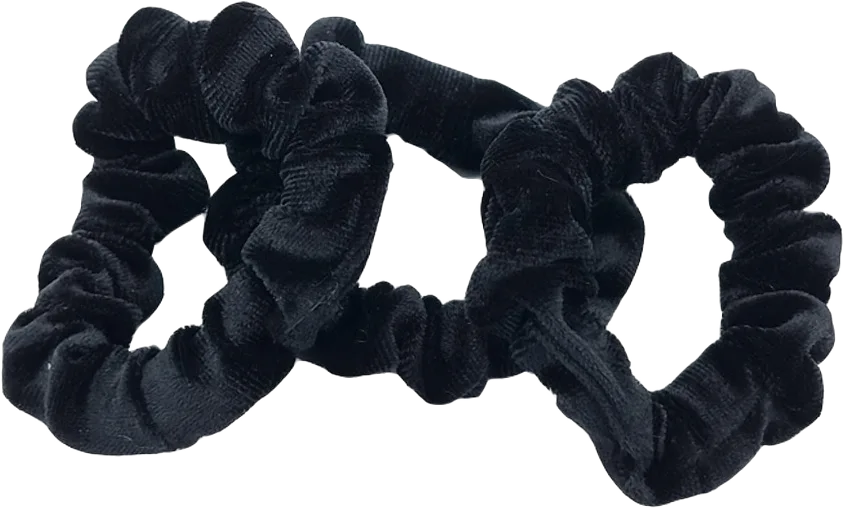 3-pack Mini Sammets-scrunchies