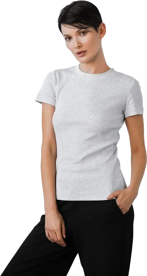 Ottille Tee - Grey Melange