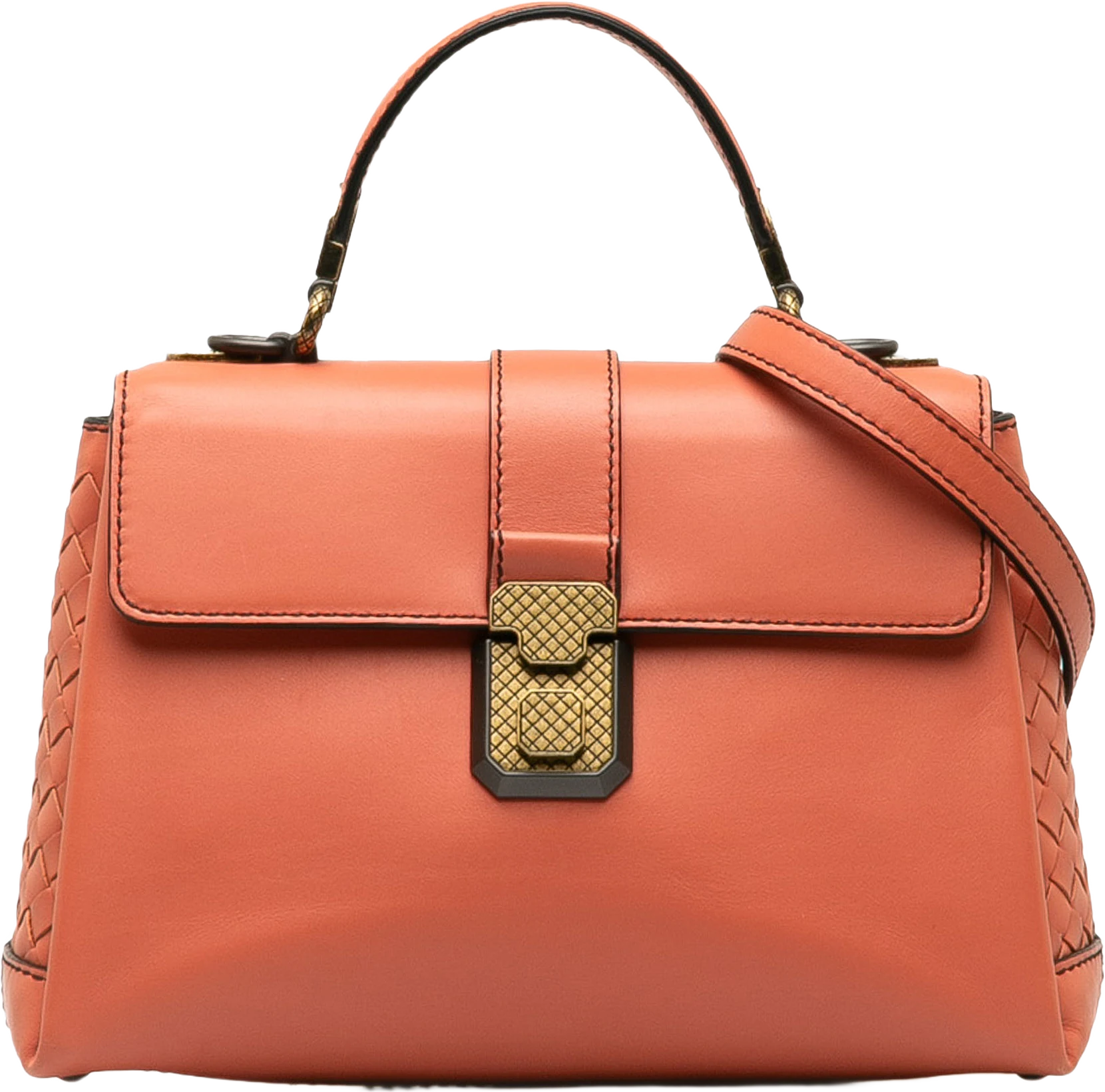 Bottega Veneta Intrecciato Piazza Satchel