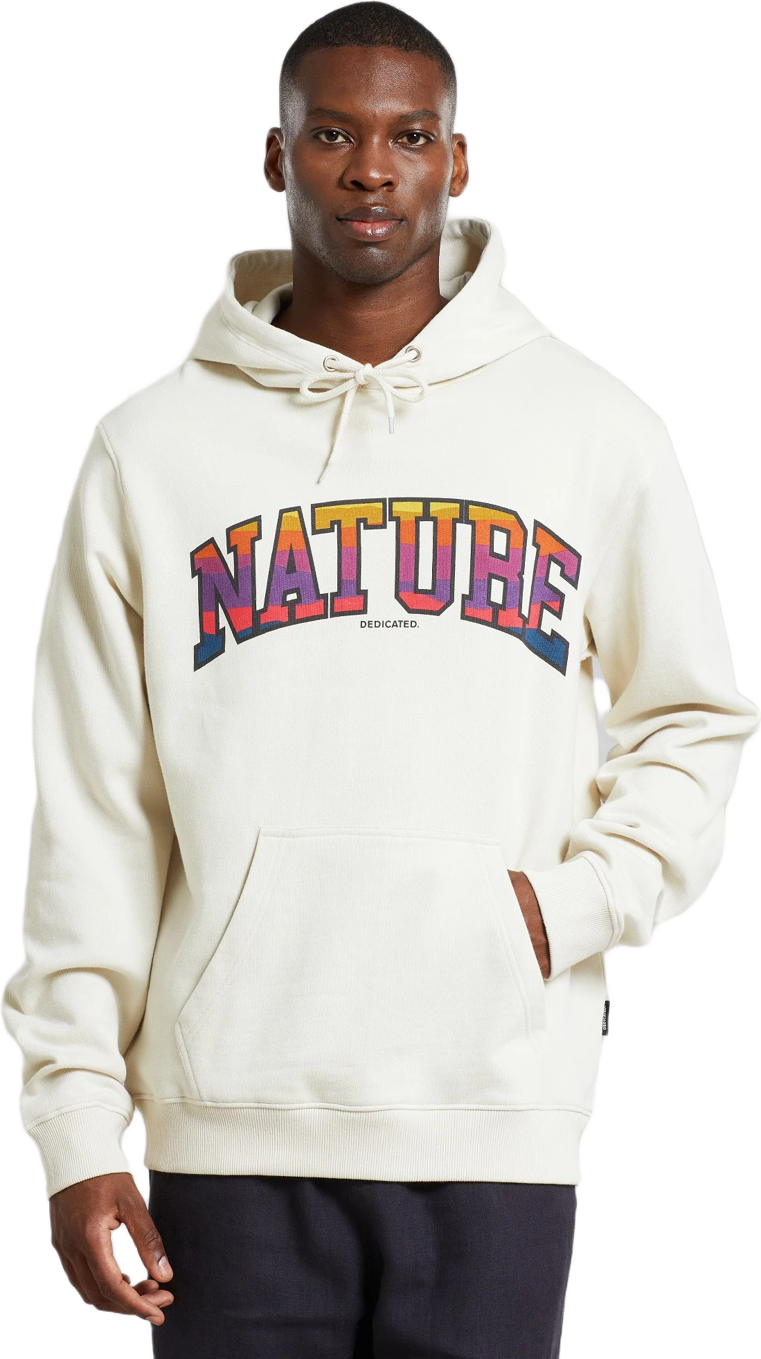 Hoodie Falun Nature Sunset Oat White