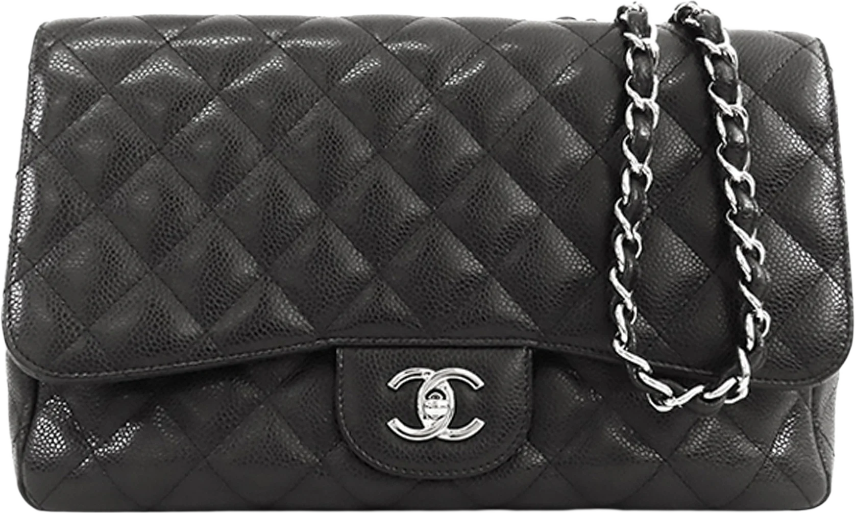 Chanel Jumbo Classic Caviar Single Flap