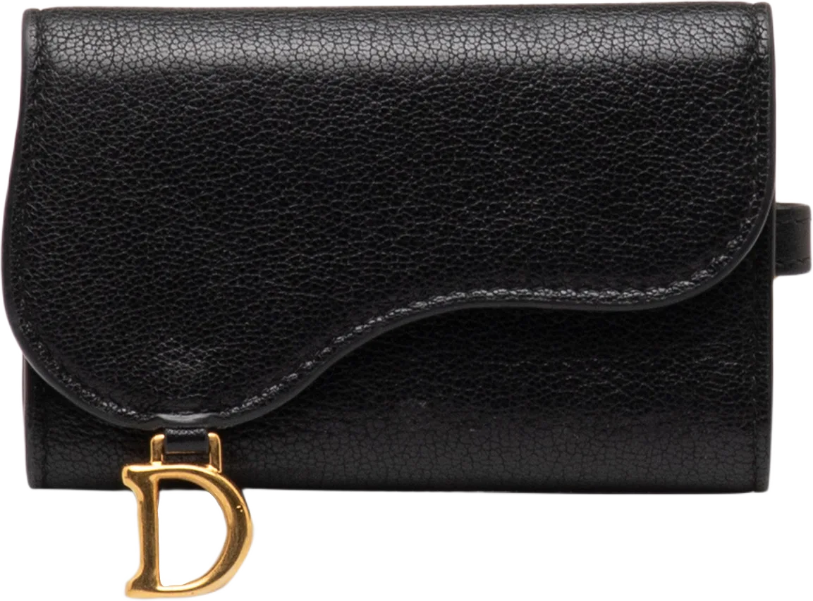 Dior Leather Saddle Key Holder