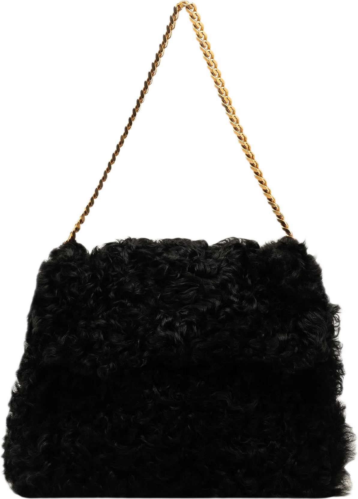 Celine Gourmette Fur Chain Shoulder Bag