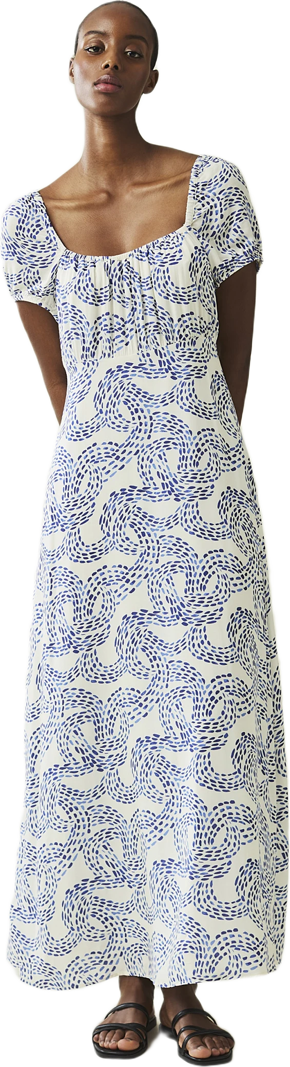 Abigail Dot Print Dress