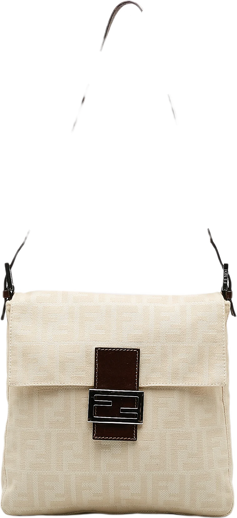 Fendi Zucca Canvas Shoulder Bag