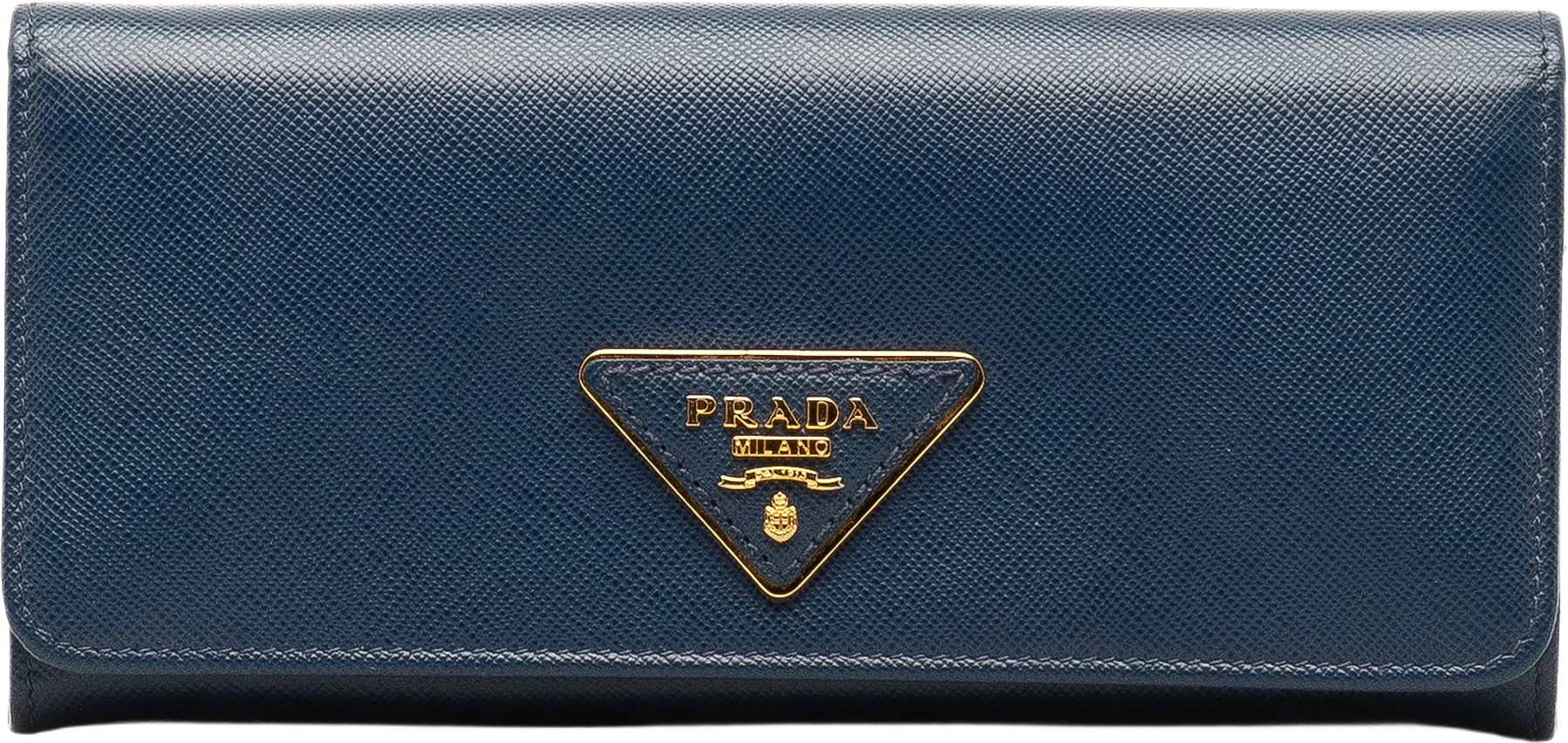 Prada Saffiano Leather Flap Wallet