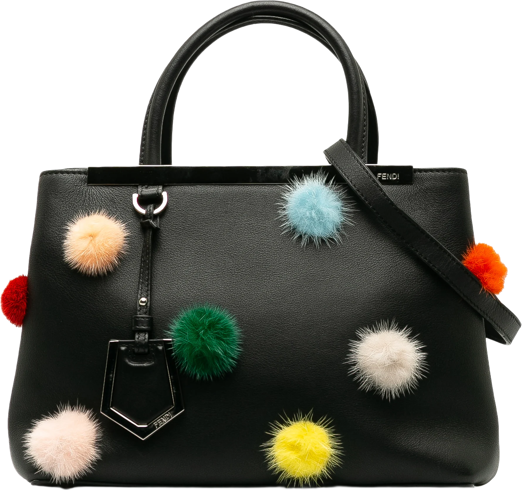 Fendi Petite Pom Pom 2jours Satchel