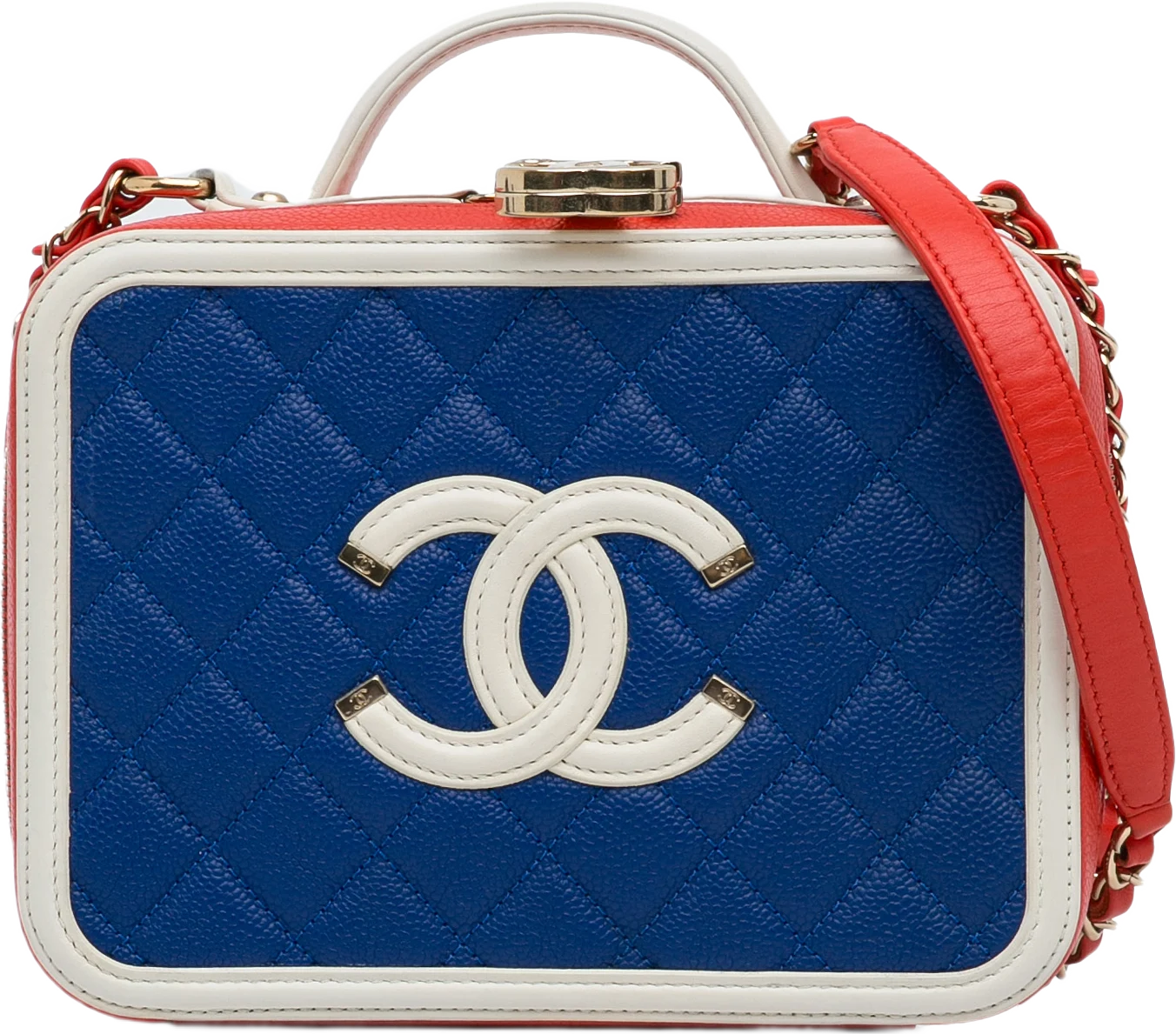 Chanel Medium Caviar Filigree Vanity Case