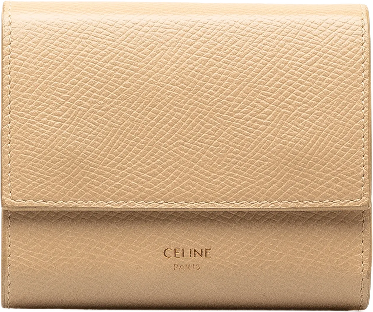 Celine Leather Trifold Wallet