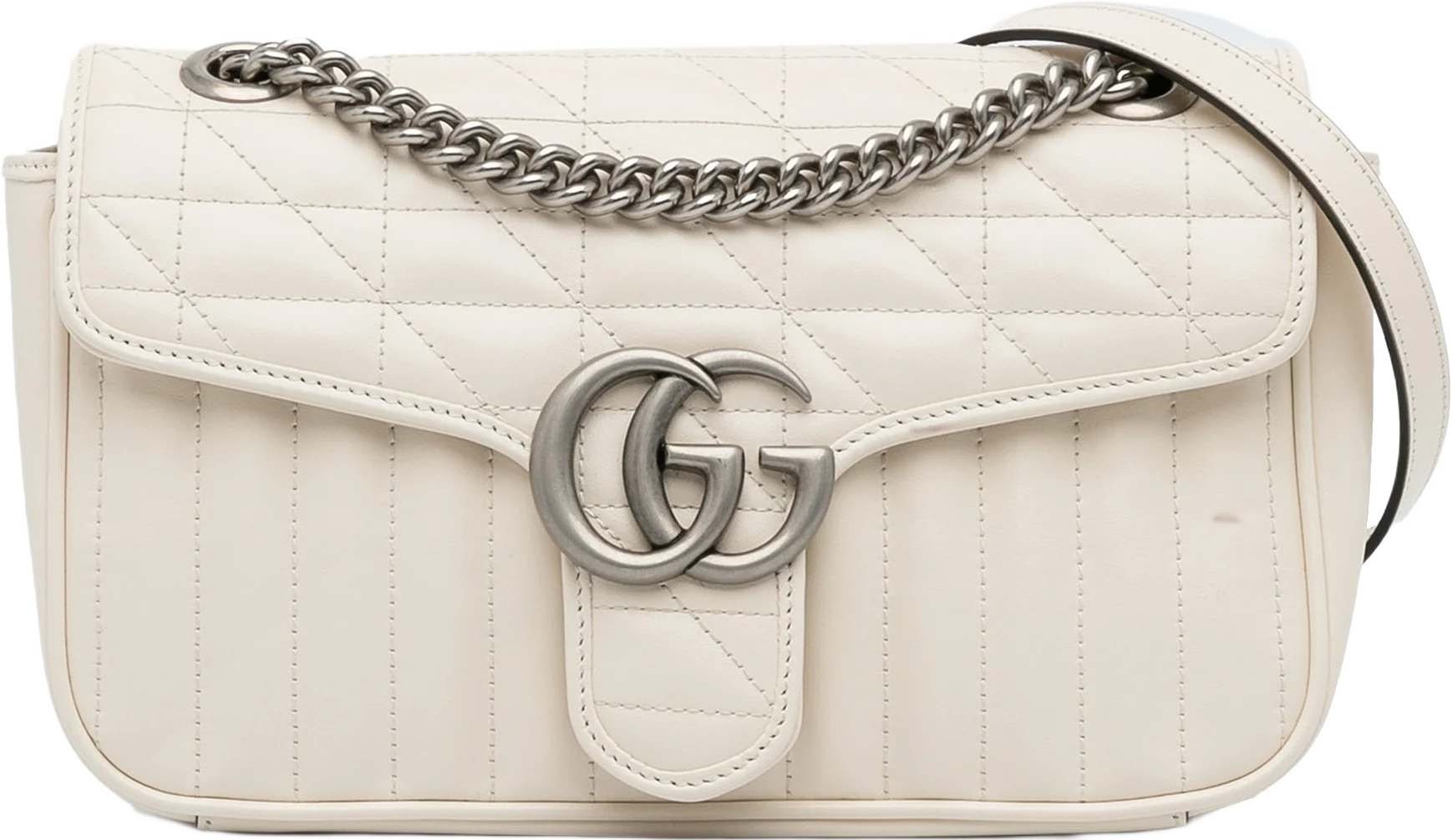 Gucci Small Gg Marmont Aria Matelasse Crossbody Bag