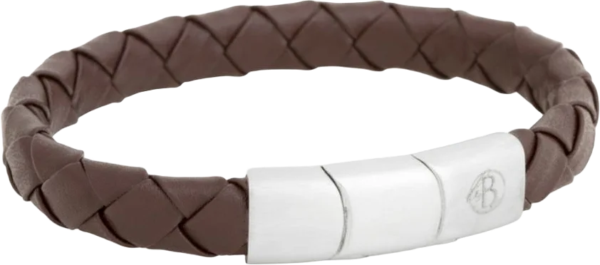 Leonard Leather Bracelet Brown