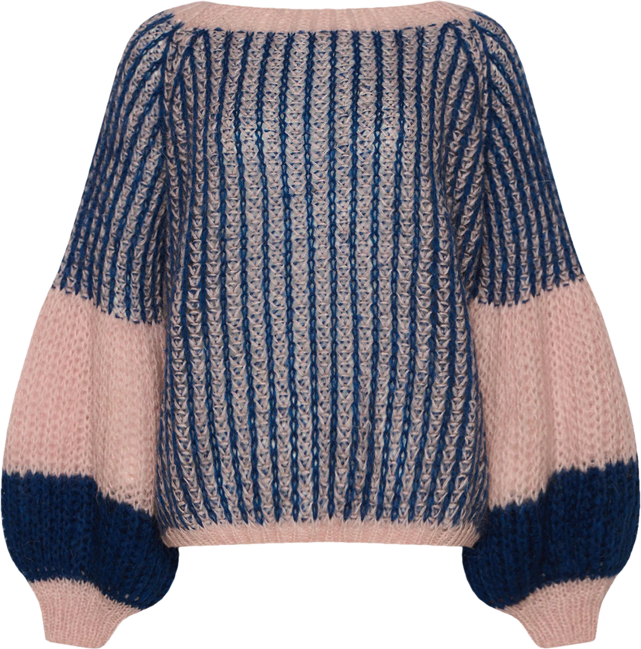 Liana Knit Sweater - Rose/navy