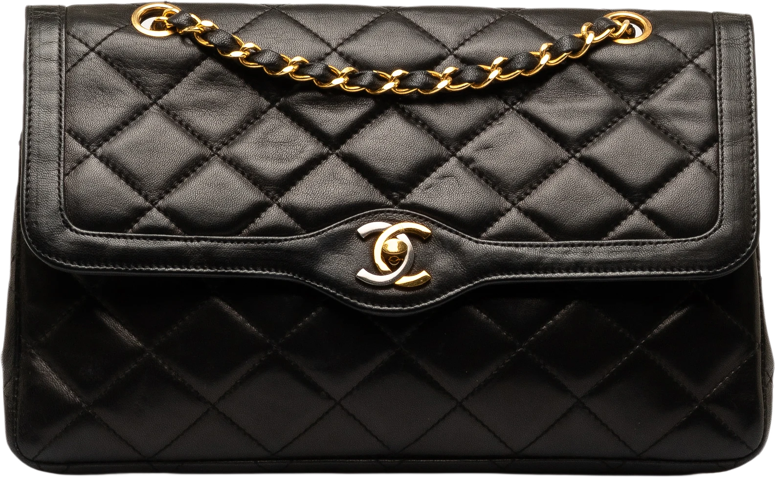 Chanel Lambskin Paris Double Flap