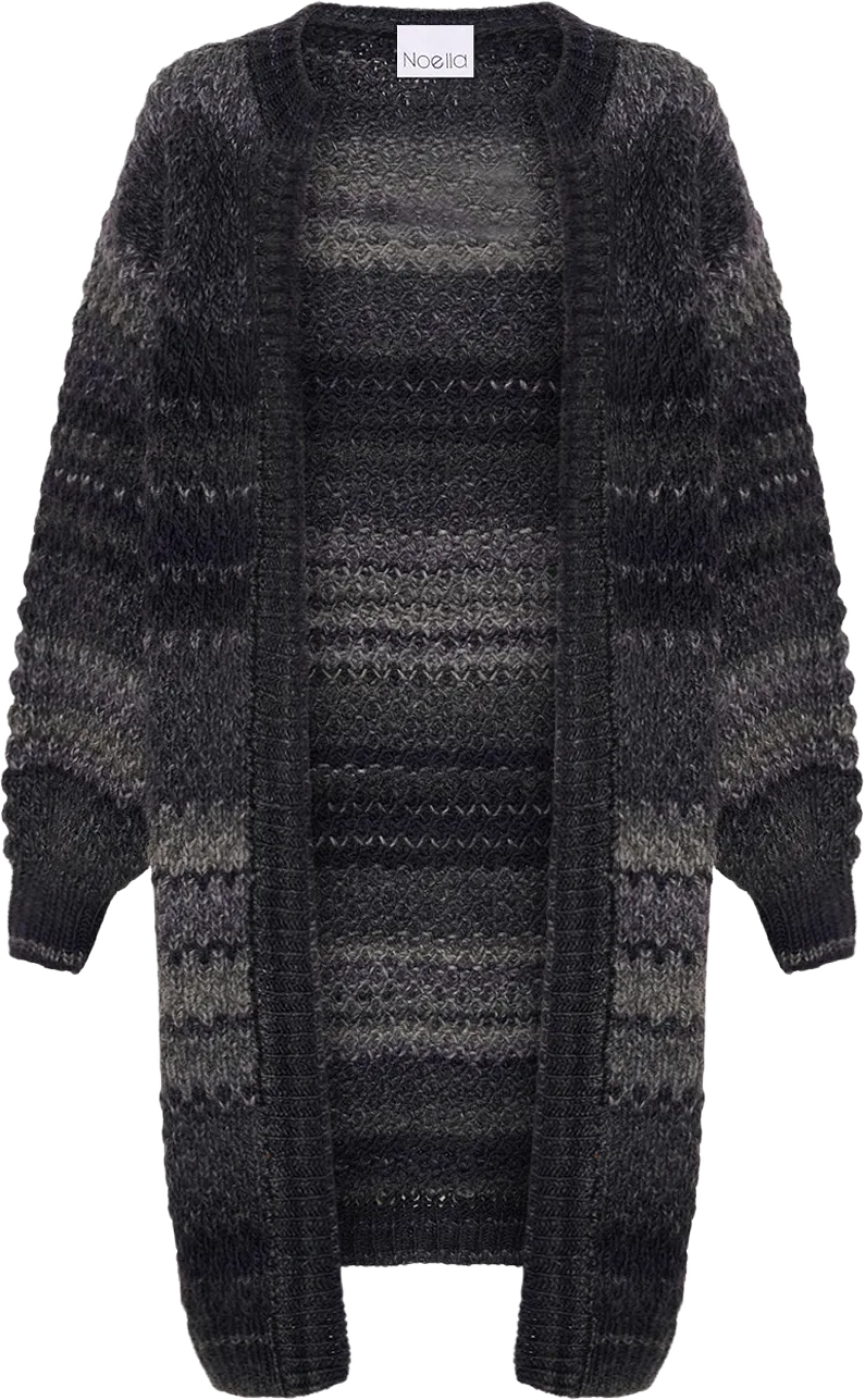 Gio Knit Cardigan - Black Mix