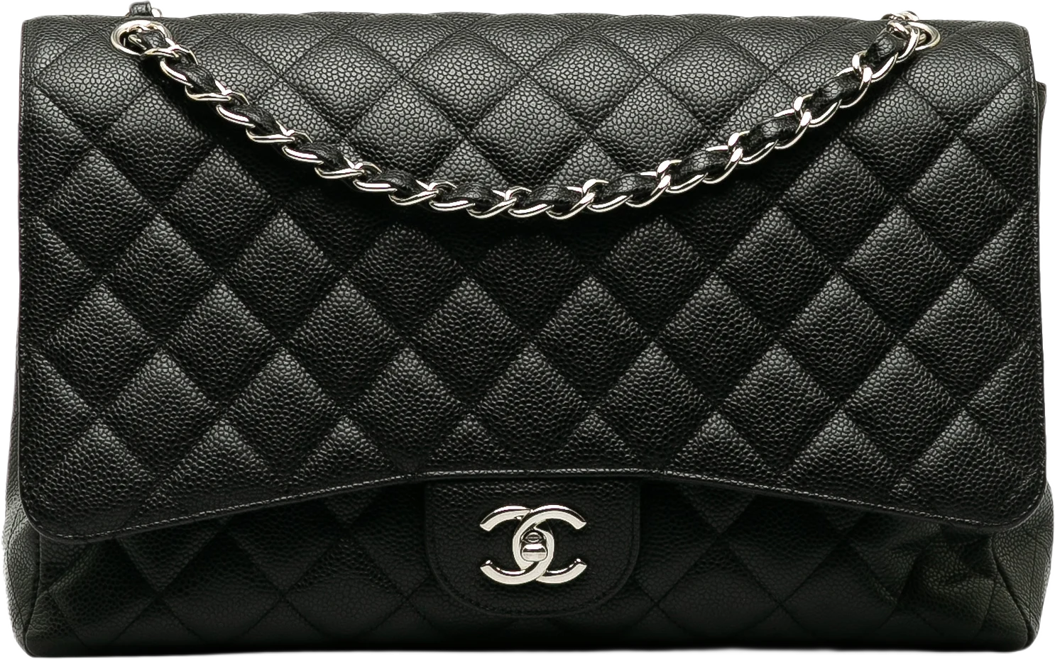 Chanel Maxi Classic Caviar Double Flap