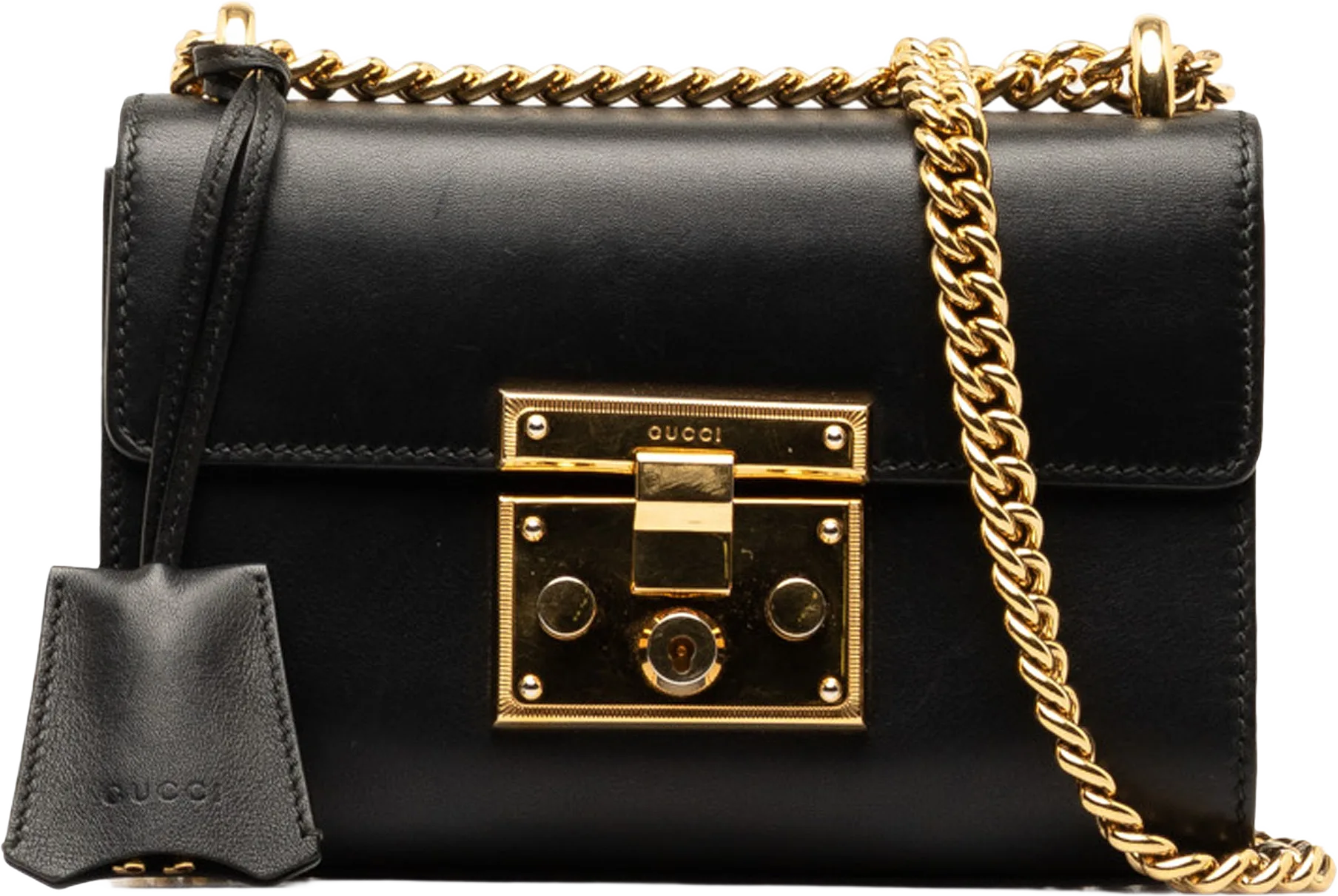 Gucci Small Leather Padlock Crossbody Bag