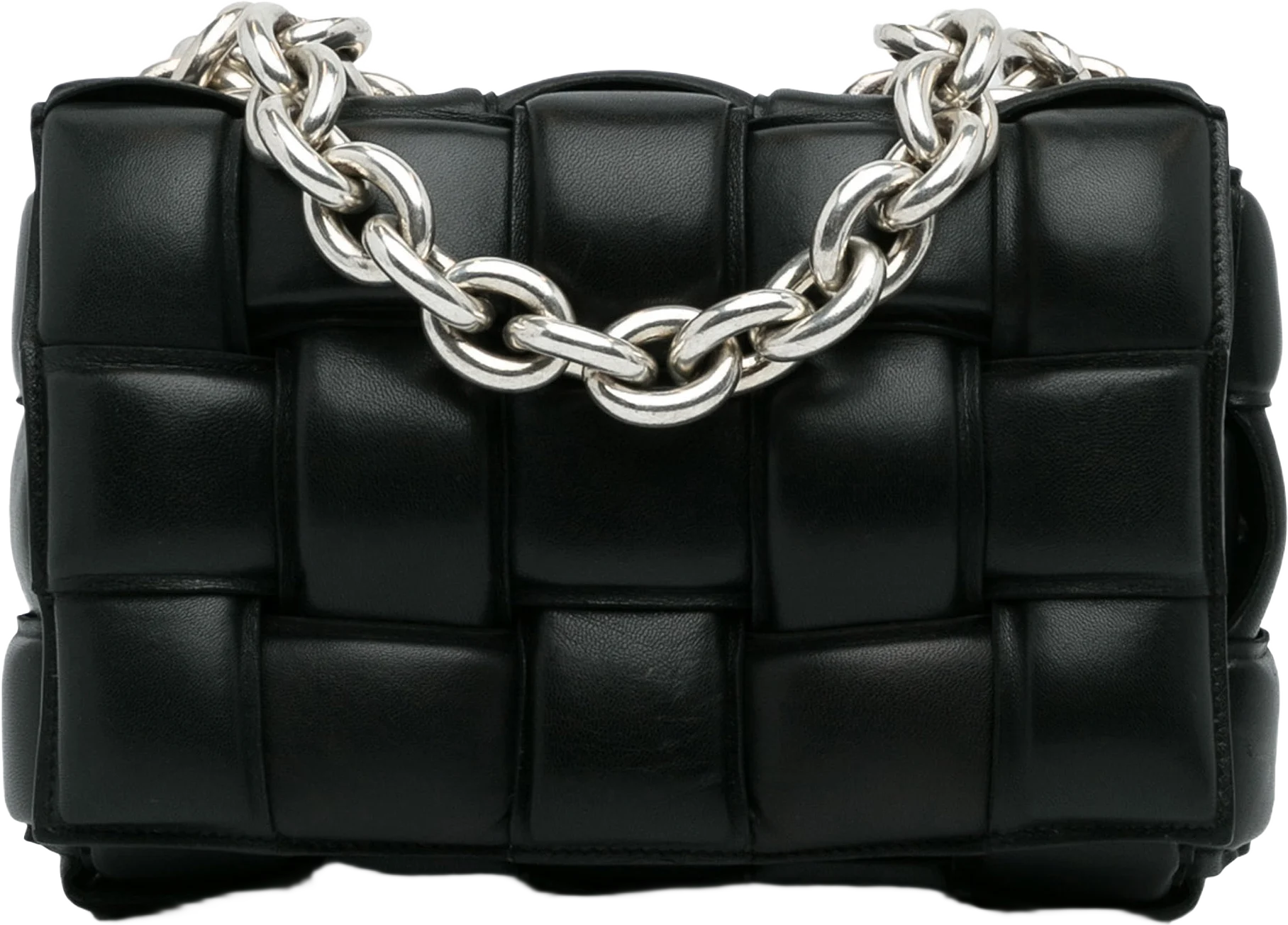 Bottega Veneta Intrecciato Padded Cassette Chain Satchel