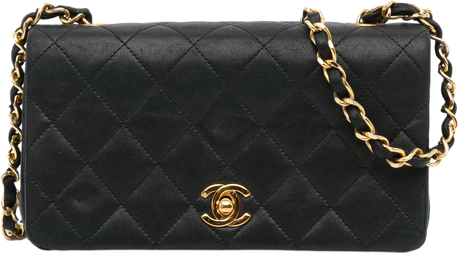 Chanel Cc Matelasse Lambskin Flap Crossbody