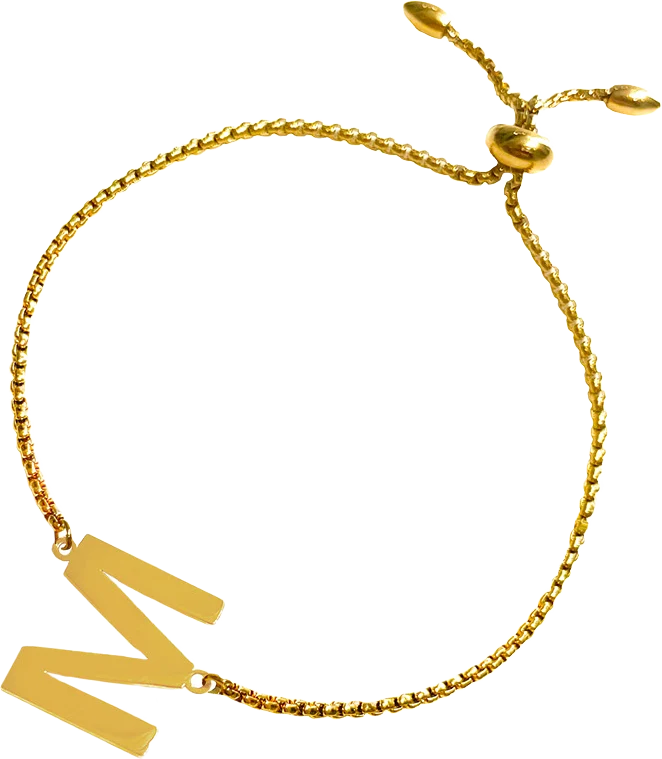 New Identity Bracelet D Gold