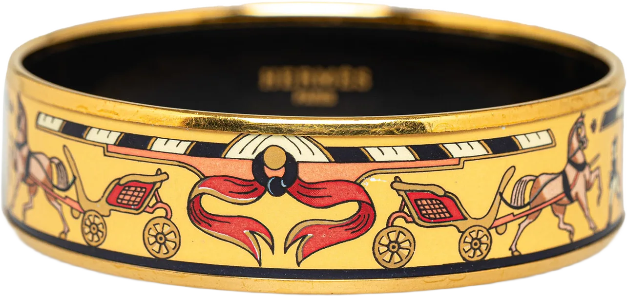 Hermès Wide Enamel Bangle