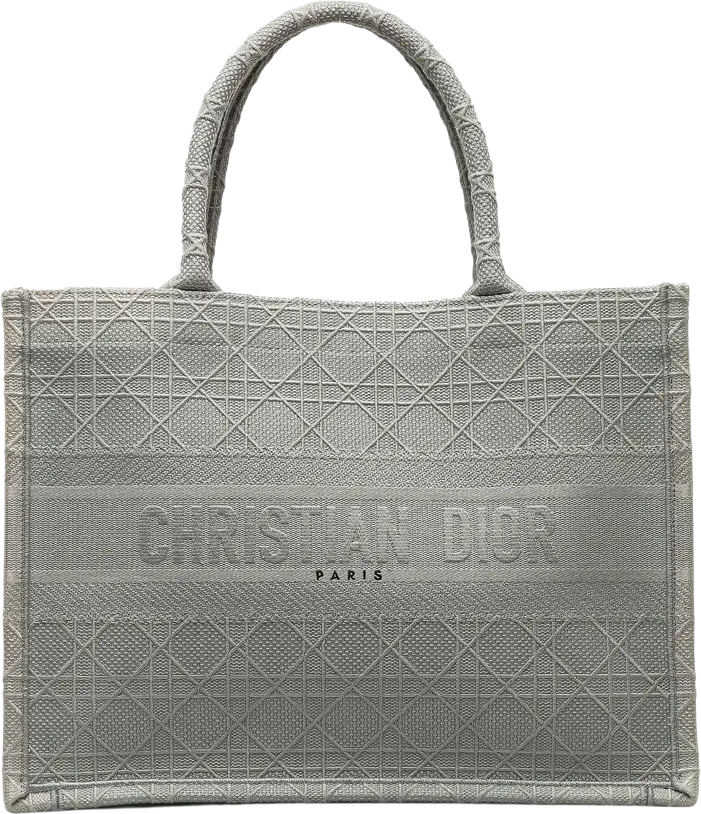 Dior Medium Cannage Embroidered Book Tote