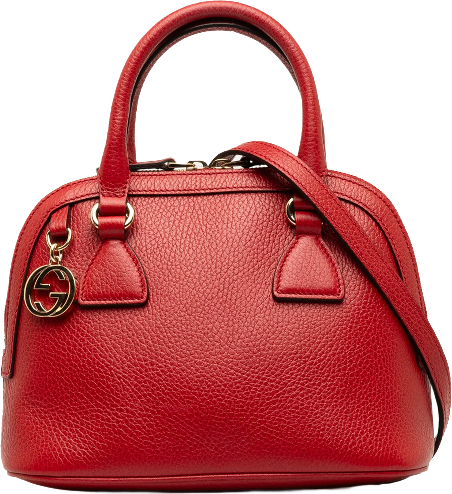 Gucci Mini Gg Charm Dome Satchel