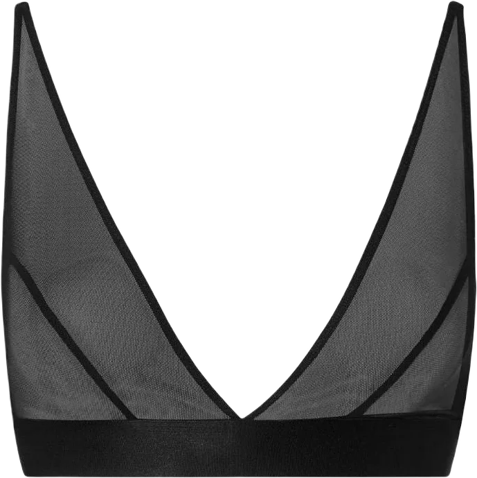 Mesh Plunge Bralette