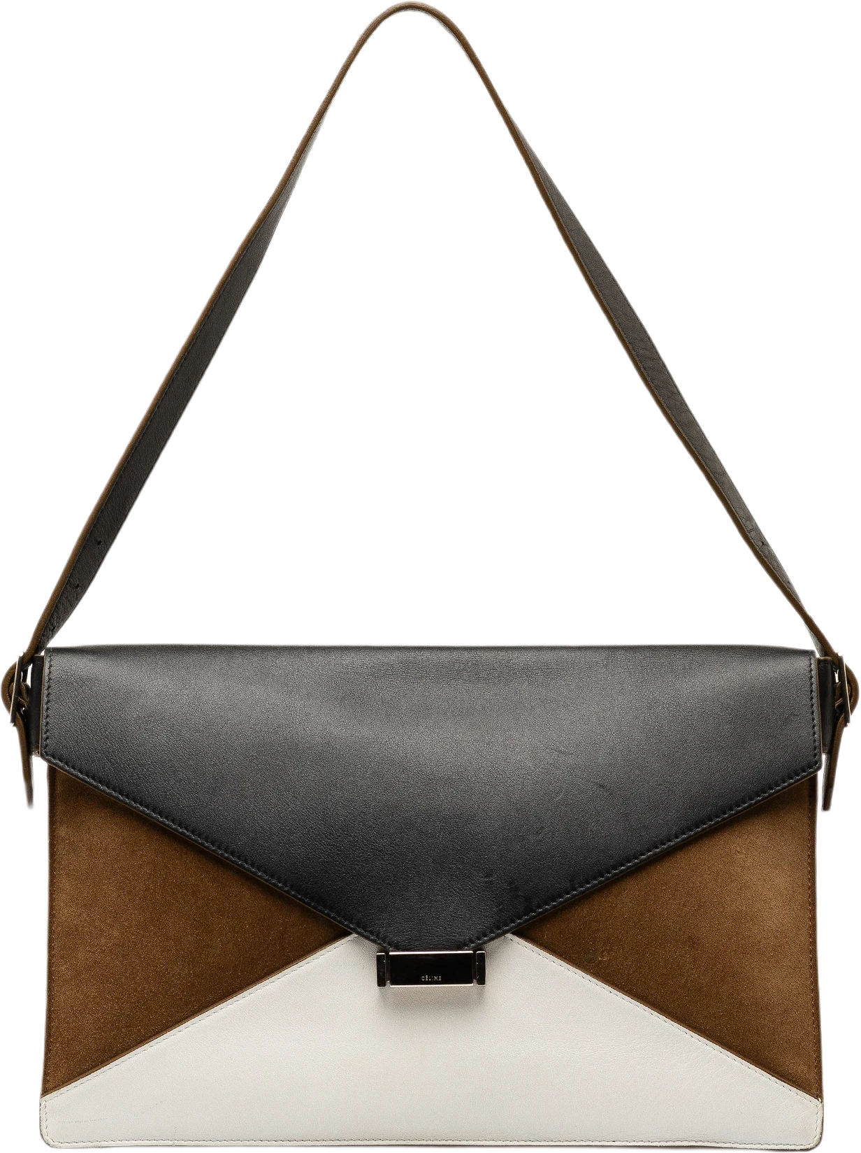 Celine Tricolor Diamond Shoulder Bag