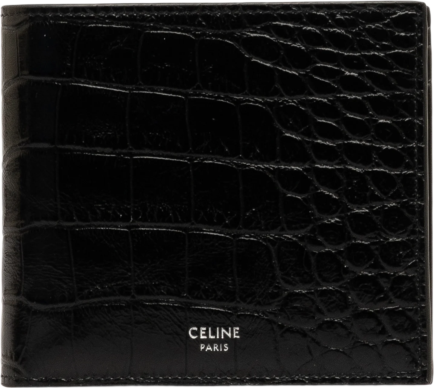 Celine Embossed Leather Bifold Wallet