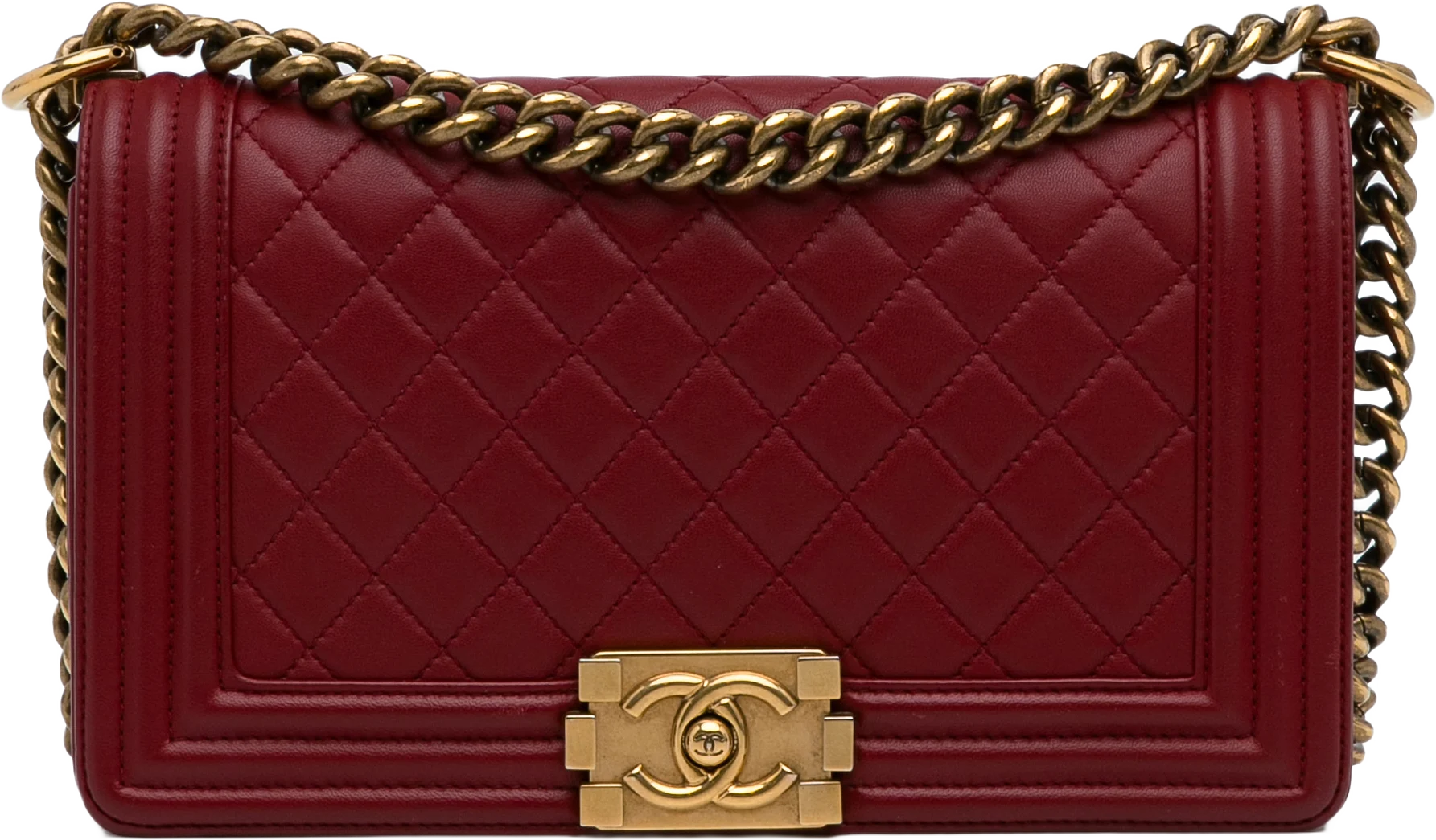 Chanel Medium Lambskin Boy Flap Bag