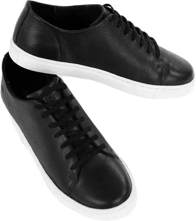 Dale Leather Sneaker - Black