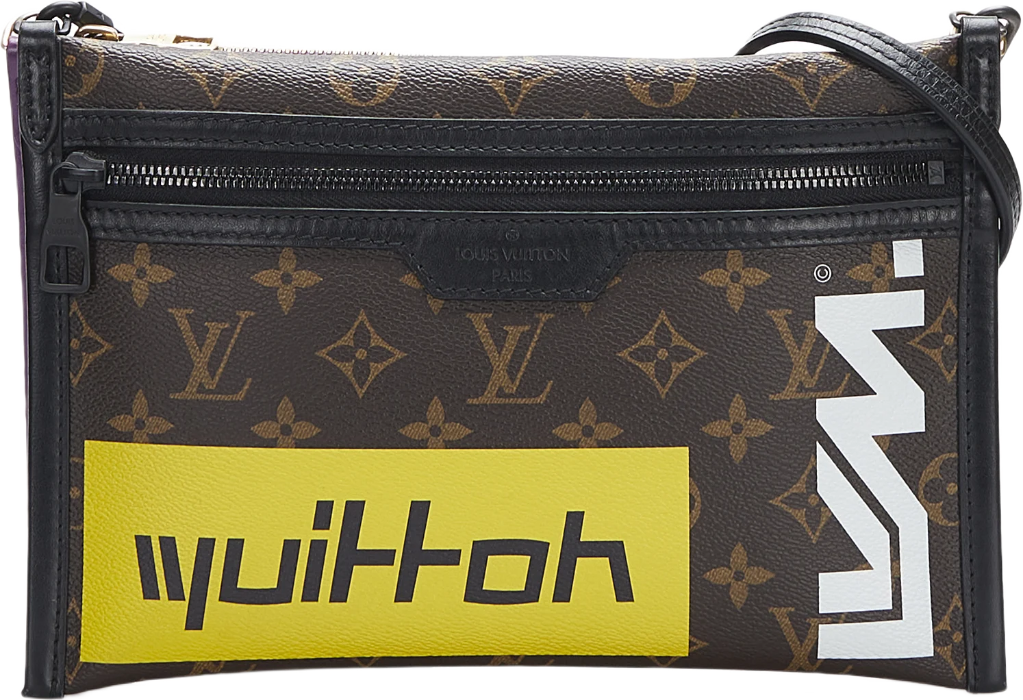 Louis Vuitton Monogram Double Flat Messenger