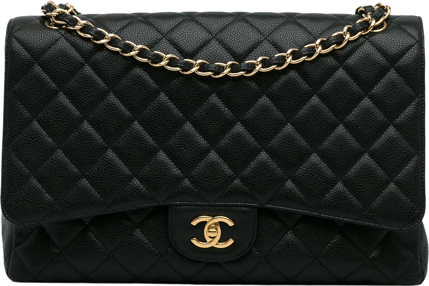 Chanel Maxi Classic Caviar Single Flap Bag