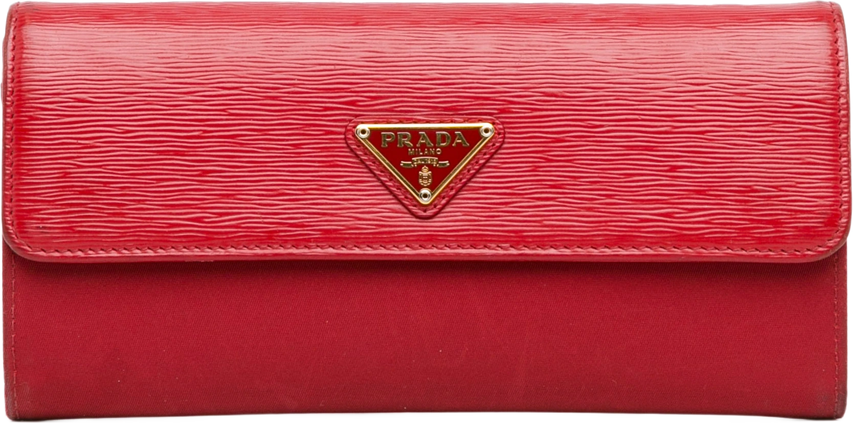 Prada Vitello Move Continental Wallet